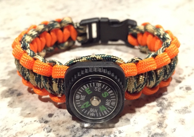Green Camo & Orange with Compass Cobra